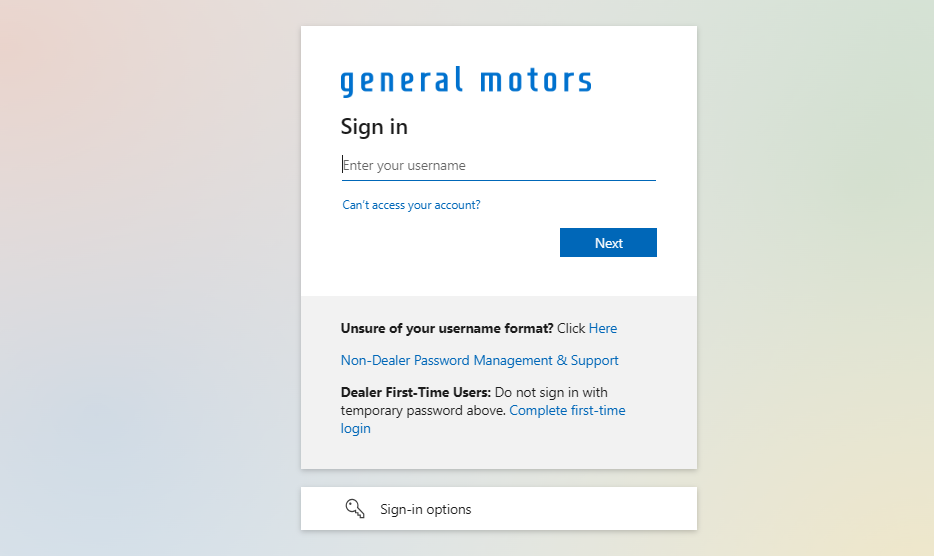 www.gmglobalconnect.com Logon Form
